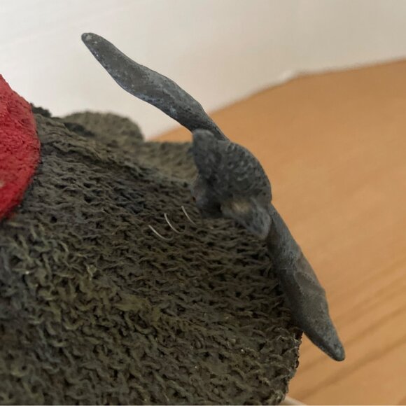 Vtg Pacific Rim Halloween Pumpkin Light-Up Ceramic Figure Black Cat Ghost Bat - Picture 8 of 12